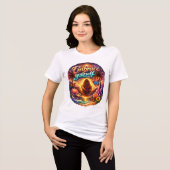 Motiverende vrouwen wit T-shirt (Voorkant volledig)