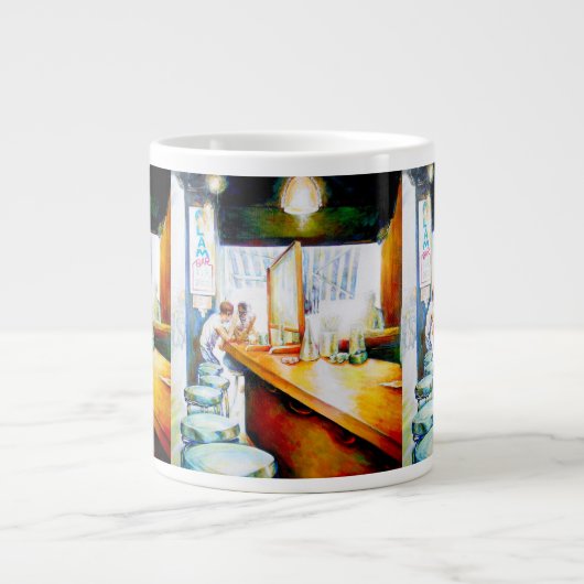 Motivering, logica om te rechtvaardigen extra grote beker (Voorkant)