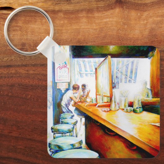 Motivering, logica om te rechtvaardigen sleutelhanger (Voorkant)