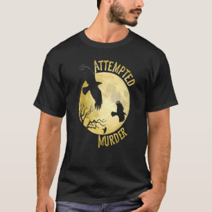 Motivering moordaanslag Raven Corvid Pun T-shirt