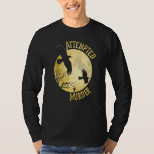 Motivering moordaanslag Raven Corvid Pun T-shirt