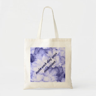 Motivering paars handtas tas herbruikbaar