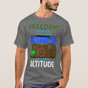 Motivering piloten, luchtvaart citeert positieve A T-shirt