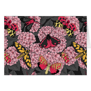 Motivering voor roze hydrangea