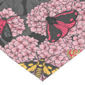 Motivering voor roze hydrangea korte tafelloper (Hoek)