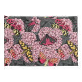 Motivering voor roze hydrangea kussensloop (Achterkant-Rechts)