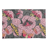 Motivering voor roze hydrangea kussensloop (Voorkant-Rechts)