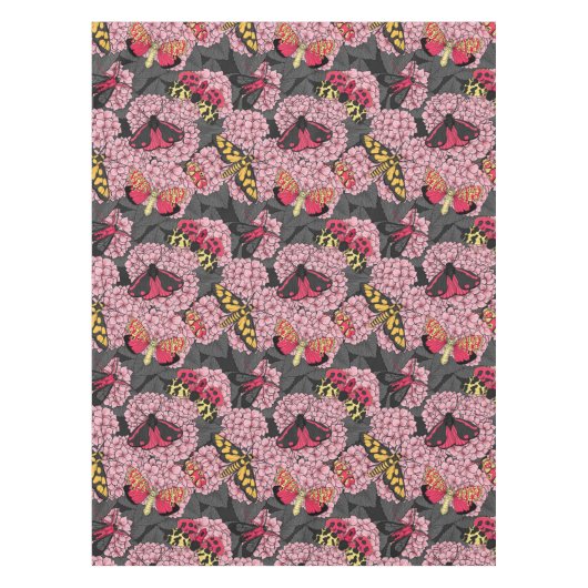 Motivering voor roze hydrangea tafelkleed (Voorkant)