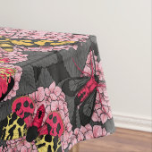 Motivering voor roze hydrangea tafelkleed (Voorbeeld)