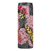 Motivering voor roze hydrangea thermosbeker (Achterkant)