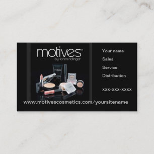 Motives Cosmetics Distributor Visitekaartje