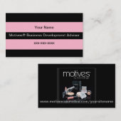 Motives® Cosmetics Distributor Visitekaartje (Voorkant / Achterkant)