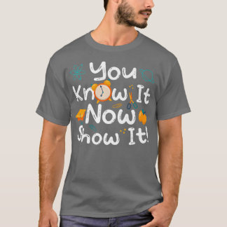 Motiviteitstestdagen Shirten voor vrouwelijke test T-shirt