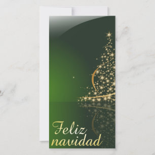 Motivo navideño verde con arbol de navidad. V2.0