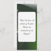 Motivo navideño verde con arbol de navidad. V2.0 (Achterkant)