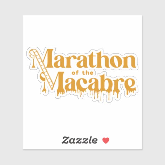 MOTM24 Sticker - Oranje Logo op Wit (Vel)