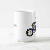 Moto à peau Brown ou foncée Mug de flic (Centre)