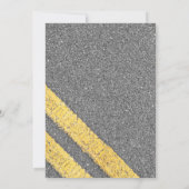 Moto Biker Anniversaire Fête Invitation personnali (Dos)