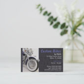 Moto - carte de visite de constructeur de vélo (Debout devant)