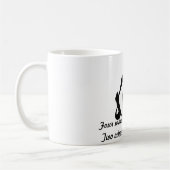 Moto classique de tasse de café blanc (Gauche)