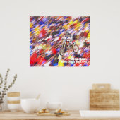 Moto-Color-Poster Poster (Keuken)