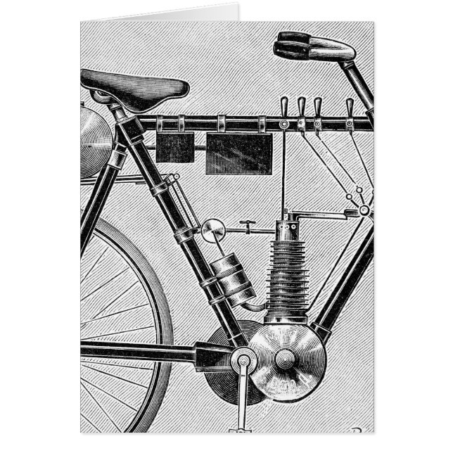Moto de Petrolette Omega, 1895 (Devant)