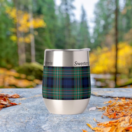 Moto écossais tartan à l'isolation tumbler (Extérieur)
