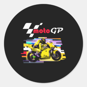 Moto GP Super Bikes Grand Prix Motorcycle Racing M Ronde Sticker
