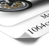 Moto Guzzi V11 Sport - Impression de la taille A3 (Coin)