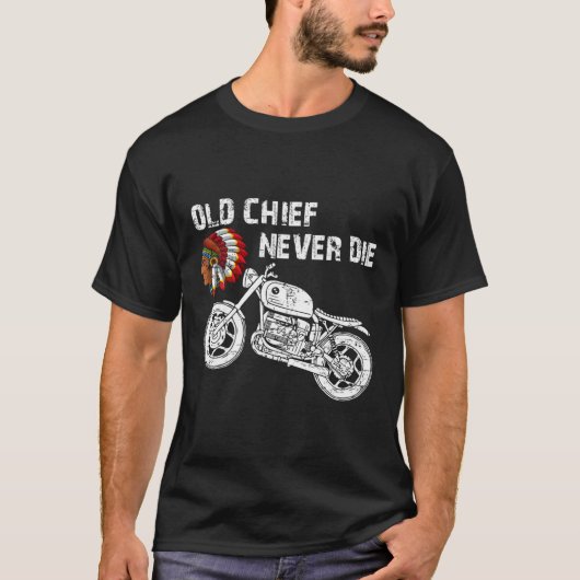 Moto Indien Vieux chef ne meurt jamais Sweat - shi (Devant)