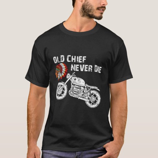 Moto Indien Vieux chef ne meurt jamais Sweat - shi (Devant)
