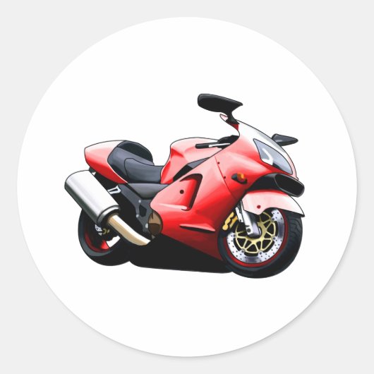 Moto Koolart Ronde Sticker (Voorkant)