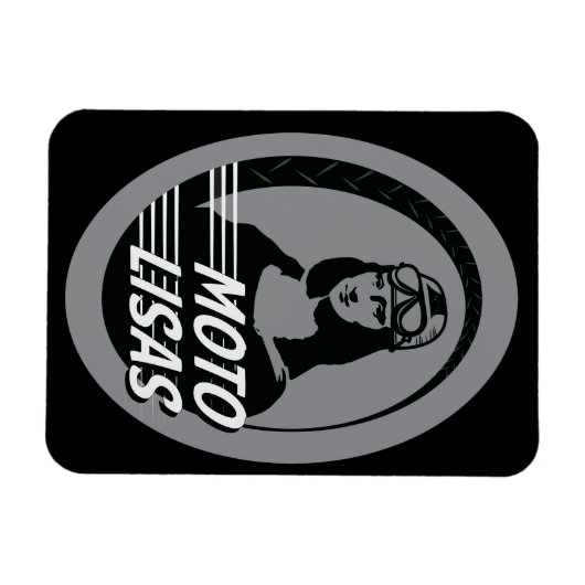 Moto Lisas Magnet (Horizontal)
