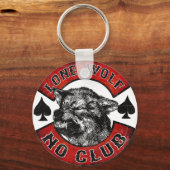 Moto Lone Wolf Sleutelhanger (Voorkant)