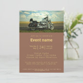 Moto moto événement thématique Invitation (Debout devant)