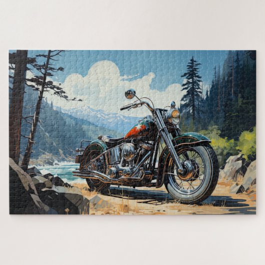 Moto par Mountain Stream Jigsaw Puzzle (Horizontal)