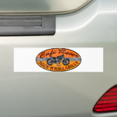 Moto raceverslaafde bumpersticker (Op auto)