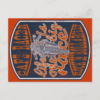 Moto racing briefkaart