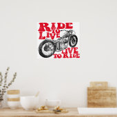 Moto-rit Poster (Keuken)
