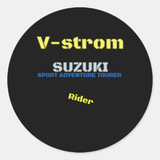 Moto V-Strom Ronde Sticker