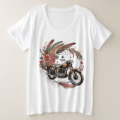 Moto vintage en style Moto Boho (Design devant)