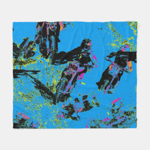 Moto-xing - Motocross Racers Fleece Deken