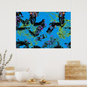 Moto-xing - Motocross-racisme Poster (Keuken)