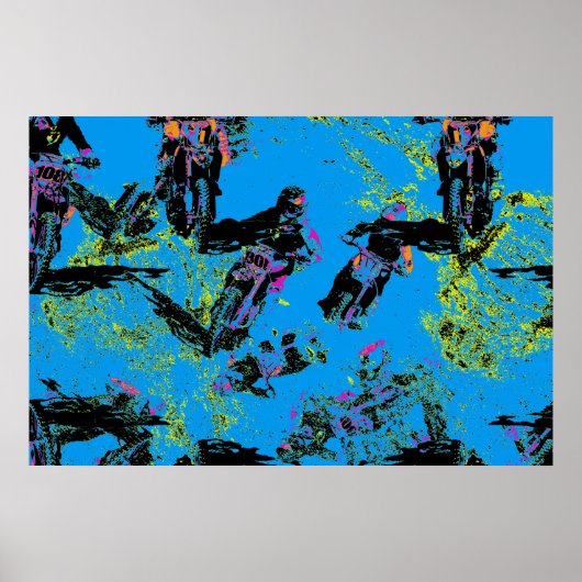 Moto-xing - Motocross-racisme Poster (Voorkant)