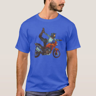Moto Yogie Vrouwen Die Fietsten T-shirt
