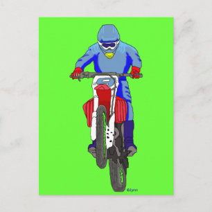 Motocross 100 briefkaart