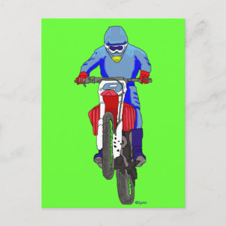 Motocross 100 briefkaart