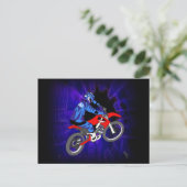 Motocross 203 briefkaart (Staand voorkant)