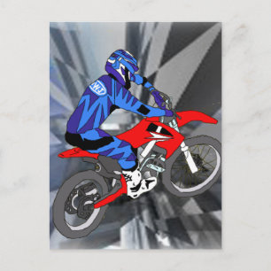 Motocross 204 briefkaart