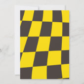 Motocross Anniversaire Fête Invitation (Dos)